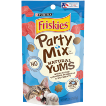 FRISKIES Adult Party Mix Natural Yums Tuna Dry Cat Treats 320 x 320px