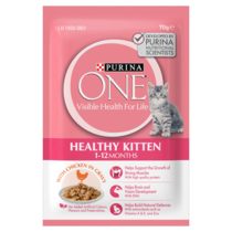 PURINA ONE® Healthy Kitten with Chicken in Gravy Wet Cat Food
