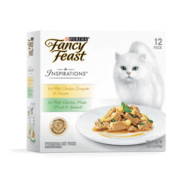 FANCY FEAST Adult Inspirations Multipack - Chicken Flavour Wet Cat Food 12 x 70g