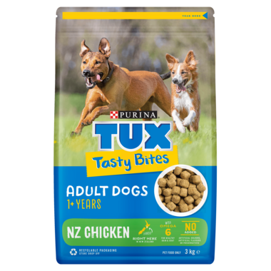 TUX Tasty Bites Adult NZ Chicken Dry Dog Food