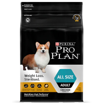 PRO PLAN Adult Weight Loss Sterilised All Breed Sizes Dry Dog Food
