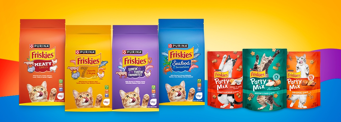 Friskies banner