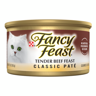 FANCY FEAST Adult Classic Tender Beef Feast Wet Cat Food