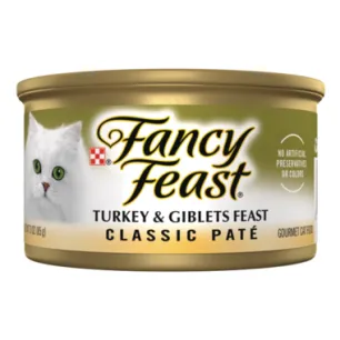 FANCY FEAST Adult Classic Turkey Giblets Feast Wet Cat Food