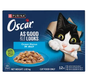 OSCAR As Good as it Looks ADULT Ocean Menu Wet Cat Food Front