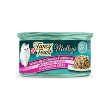 FANCY FEAST Adult White Meat Chicken Florentine With Garden Greens In A Delicate Sauce Wet Cat Food 85g