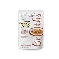 FANCY FEAST Adult Wet Cat Food with Chicken, Vegetables & Whitefish in a Decadent Silky Broth 40g