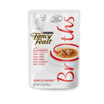 FANCY FEAST Adult Wet Cat Food with Tuna, Anchovies & Whitefish in a Decadent Silky Broth 40g
