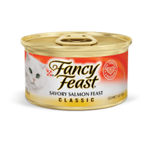 FANCY FEAST Adult Classic Savoury Salmon Feast Wet Cat Food 85g