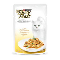 FANCY FEAST Adult Inspirations with Chicken, Courgette and Tomato Wet Cat Food 70g