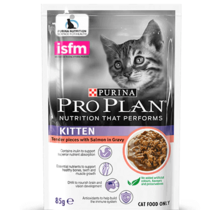 PRO PLAN Kitten Salmon In Gravy Wet Pouch 85g