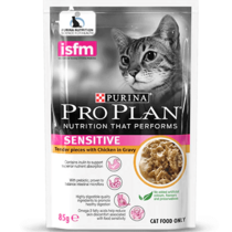 PRO PLAN Adult Sensitive Chicken In Gravy Wet Pouch 85g
