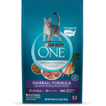 PURINA ONE Adult Hairball Formula Premium Cat Food 510g/1.59kg