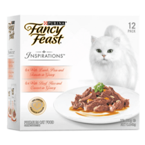 FANCY FEAST Adult Inspirations Beef & Lamb Wet Cat Food 12pk