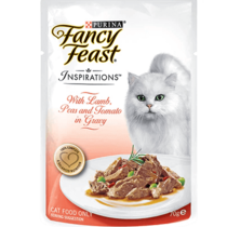 FANCY FEAST Adult Inspirations With Lamb, Peas & Tomato Wet Cat Food 70g