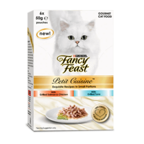 FANCY FEAST Adult  Petite Cuisine Grilled Salmon & Chicken And Grilled Tuna Wet Cat Food 50g x 6