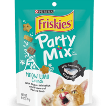 FRISKIES Adult Party Mix Meow Luau Crunch Cat Treats 170g