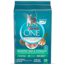 PURINA ONE Adult Sensitive Skin and Stomach Premium Cat Food 1.59kg
