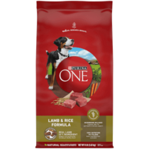 PURINA ONE Adult Lamb and Rice Premium Dry Dog Food - Front of Pack 420 x 420px