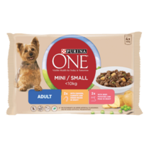 PURINA ONE Small Dog Adult Wet Dog Food Multipack - Front of Pack 420 x 420px