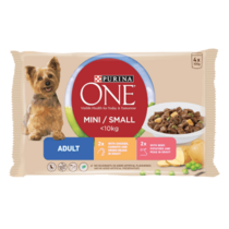 phantom pregnancy dog not sleeping PURINA ONE Small Dog Adult Wet Dog Food Multipack - Front of Pack 420 x 420px