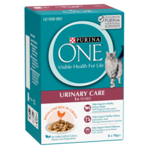 PURINA ONE Adult Urinary Care With Succulent Chicken in Gravy Wet Cat Food MP