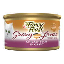 FANCY FEAST Adult Gravy Lovers Chicken Feast in Grilled Chicken Flavour Gravy Wet Cat Food 85g