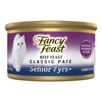 FANCY FEAST Adult Senior 7+ Beef Pate Wet Cat Food