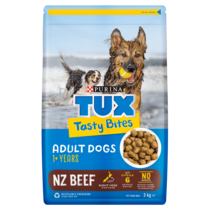 TUX Tasty Bites Beef Dry Dog Food 3kg