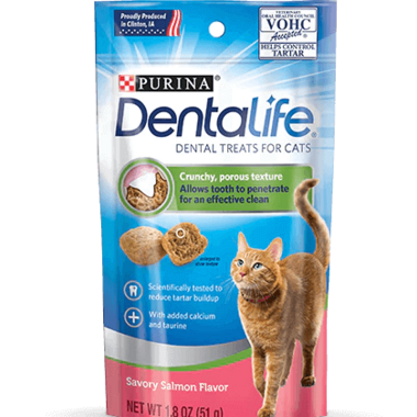 DENTALIFE Adult Salmon Cat Dental Treats 51g