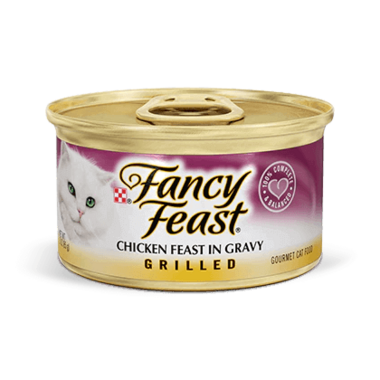 FANCY FEAST Adult Grilled Chicken Feast in Gravy Wet Cat Food 85g