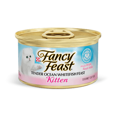 FANCY FEAST Kitten Tender Ocean Whitefish Feast Wet Cat Food 85g