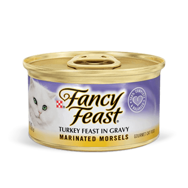 FANCY FEAST Adult Marinated Morsels Turkey Feast in Gravy Wet Cat Food 85g