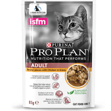 PRO PLAN Adult Chicken In Gravy Wet Pouch 85g