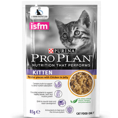 PRO PLAN Kitten Chicken in Jelly Wet Pouch 85g