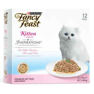 FANCY FEAST Kitten Inspirations Chicken Wet Cat Food 12pk