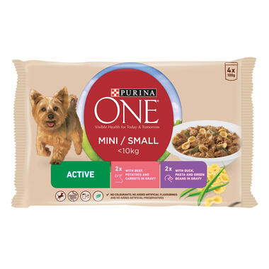 ONE Small Dog Adult Beef Multipack 4x100g