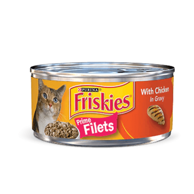 FRISKIES Adult Prime Filets With Chicken in Gravy Cat Food 156g