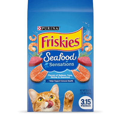 FRISKIES Adult Seafood Sensations Cat Food 459g 1.42kg 2.86kg