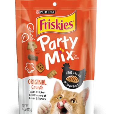 FRISKIES Adult Party Mix Original Crunch Cat Treats 170g