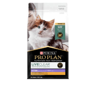 PURINA PRO PLAN Kitten Liveclear Chicken Formula Dry Cat Food