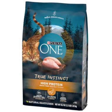 PURINA ONE Adult True Instinct Natural Grain Free Chicken Dry Cat Food