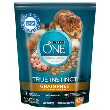 PURINA ONE Adult True Instinct Natural Grain Free Chicken Dry Cat Food
