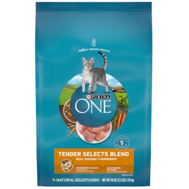 PURINA ONE Adult Tender Selects Blend With Real Chicken Dry Cat Food