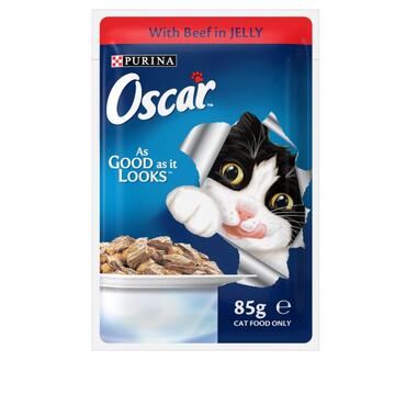 oscar adult beef in jelly pack