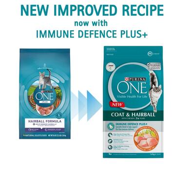 PURINA ONE ADULT Dry Hairball Chicken 1.4kg -7