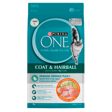 Purina ONE Coat & Hairball Dry Cat Food