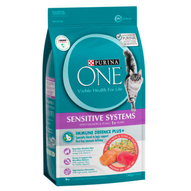 PURINA ONE Sensitive Systems Salmon & Tuna Dry Cat Food