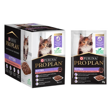 PRO PLAN Kitten Salmon in Gravy Wet Cat Food