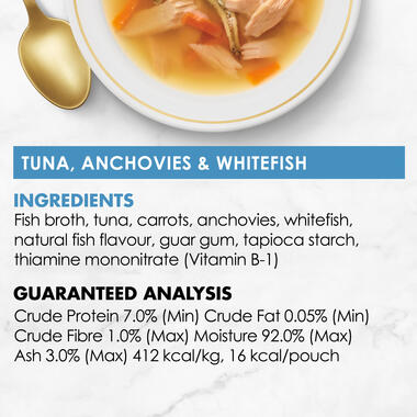 FANCY FEAST Adult Tuna Anchovies Whitefish Ingredients